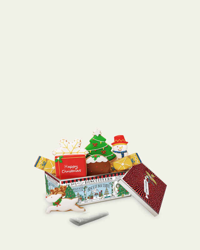 Happy Christmas Biscuit Tin, 5.6 oz.